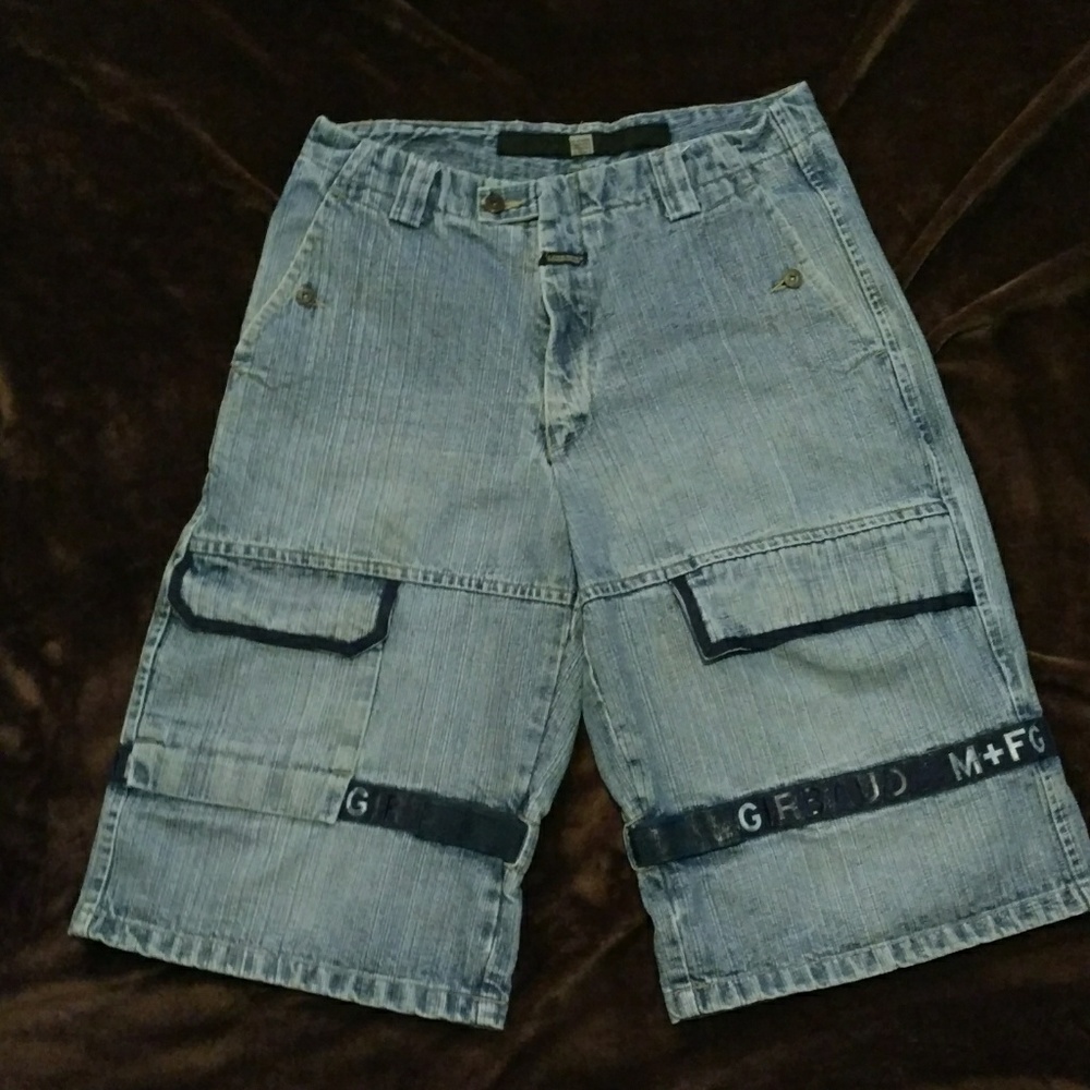 Marithe Francois Girbaud Denim Shorts 34 waist